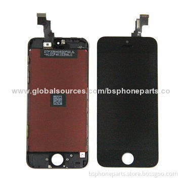 LCD for iPhone 5C, black, high quality, with good service, 100% tested